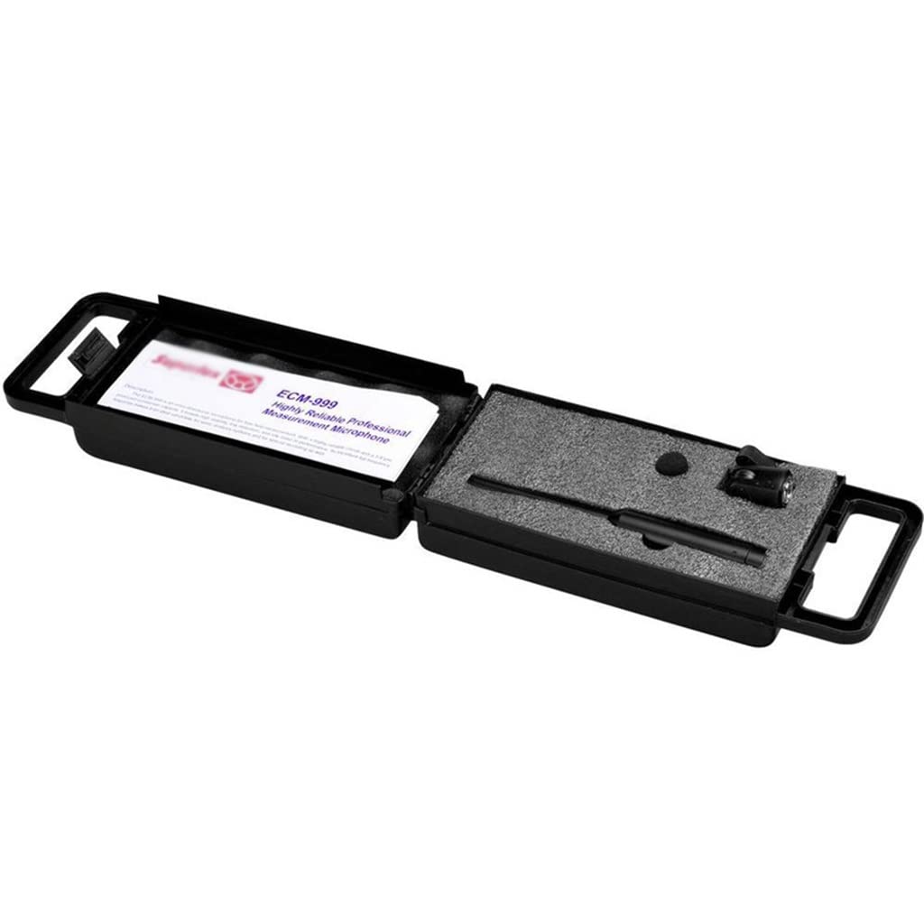 Micrófono de medición confiable y Profesional, micrófono de Prueba de capacitancia (Color : Black, Size : One Size) (Black One Size)