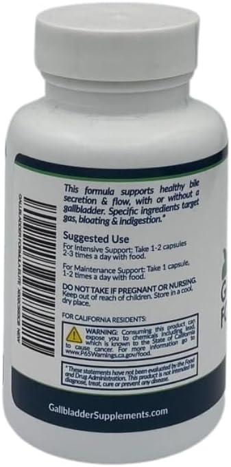 Miniatura 3 de Fórmula de vesícula biliar Elite con sales biliares purificadas Apoyo para molestias abdominales, gases e indigestión Soporte para vesícula