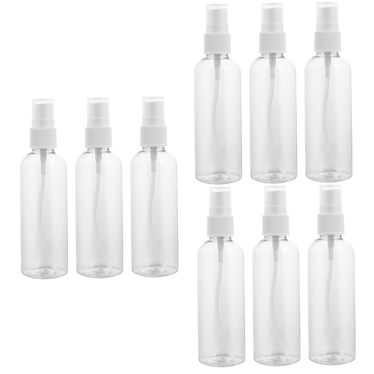 FRCOLOR 18pièces Flacon Vaporisateur Rechargeable Ensemble De Bouteilles De Voyage Portables Pour Cosmétiques Pratique Et Léger Pour Stockage De Liquides