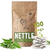 Stinging Nettle Tea Organic - Nettle Leaf Organic Nettle Tea, Stinging Nettles Leaf, Nettle Herb, Ortiga Verde Te – 100 Nettle Tea Bags