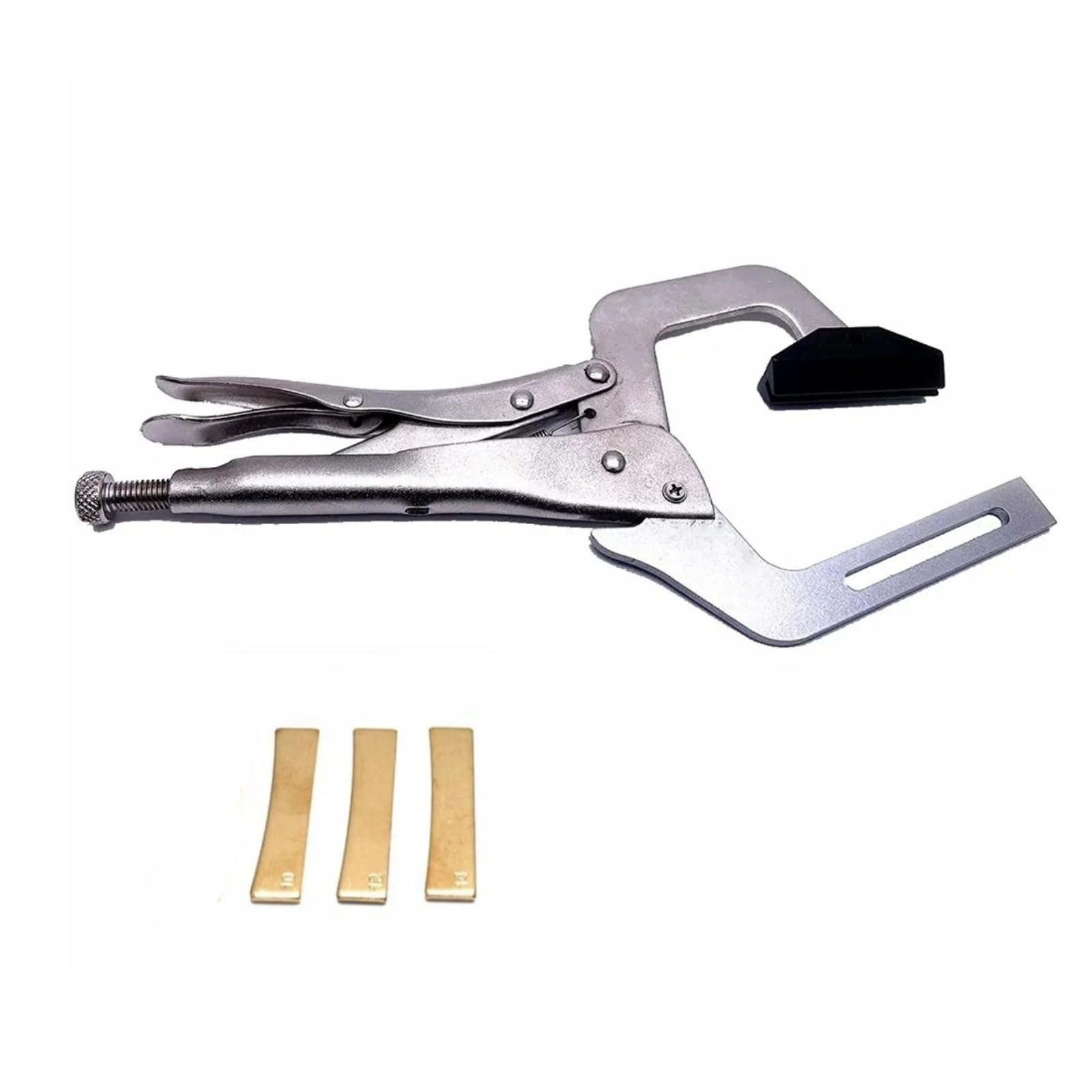 perfeclan Dispositivo de Inserción de de Diapasón Herramienta para Guitarra Manual con Almohadilla de Contacto y Soporte de Mástil Acolchado Adecuado para Técnicos y Ajuste de