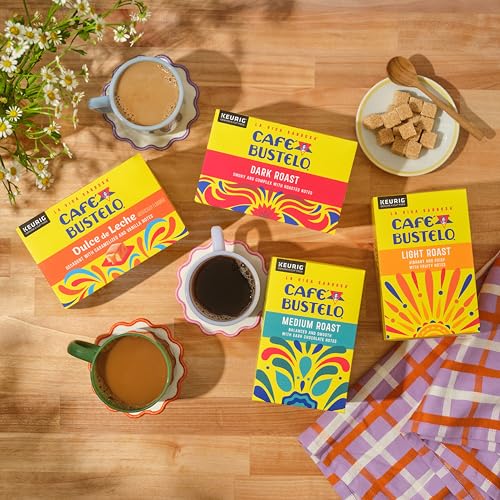 Image of Cafe Bustelo Light Roast, Single Serve Coffee Pods, 10 Count (Pack of 6)