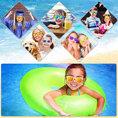 Image of Kids Sunglasses Bulk,Toddler Sunglasses with UV400 Protection Kid Sunglasses Party Favors for Boys Girls Age 3-8, 24pack Kids Sunglasses, 5 inchW x 1.6 inchH x 5 inchL