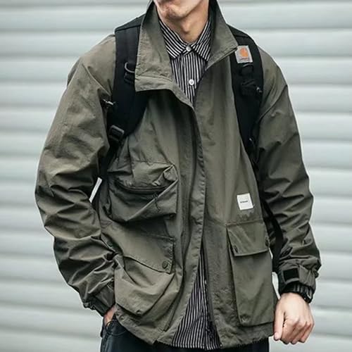 Windbreaker Gothic Clothes Streetwear Bomber Cyberpunk Tactical Techwear Zipper Jacket Flight Jackets for Men4