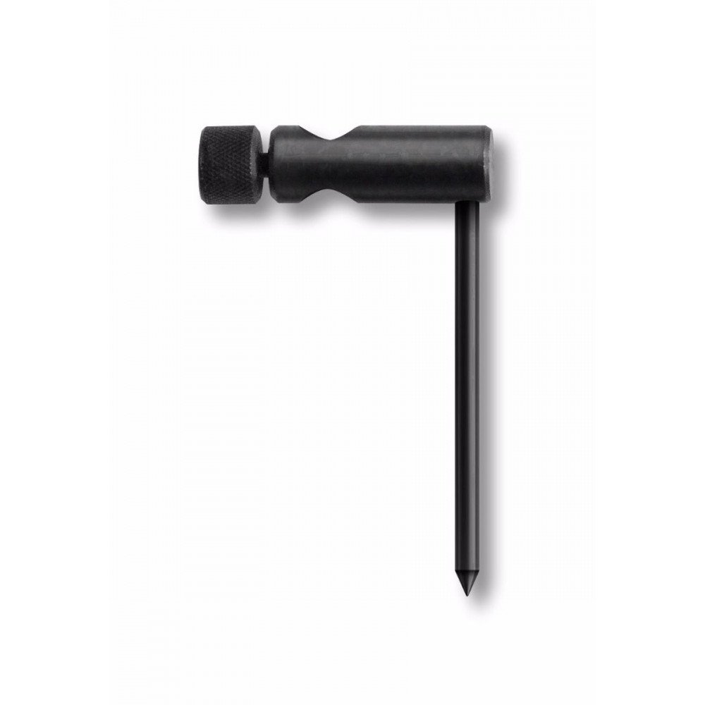 Saber - Banksticks Stabiliser - Black Edition - Durable Black Anodised Finish - Knurled Thumb Screws - Carp Fishing Accessories - Carp Fishing Gear