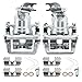 Rear Disc Brake Calipers with Bracket 19B3358+19B3359 Replace for 2.4L 3.5L Honda Accord 2008-2012, Acura TSX 2009-2014, FRC12163+FRC12164, 18FR2715+18FR2716, 19285711+19285712