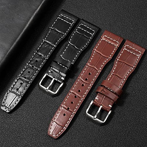 Bracelet en cuir véritable 22 mm pour remplacer le vôtre sur IWC - 6