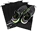 WODISON Non-woven Travel Drawstring Shoes Bag Organizer with View Window 4-Pack