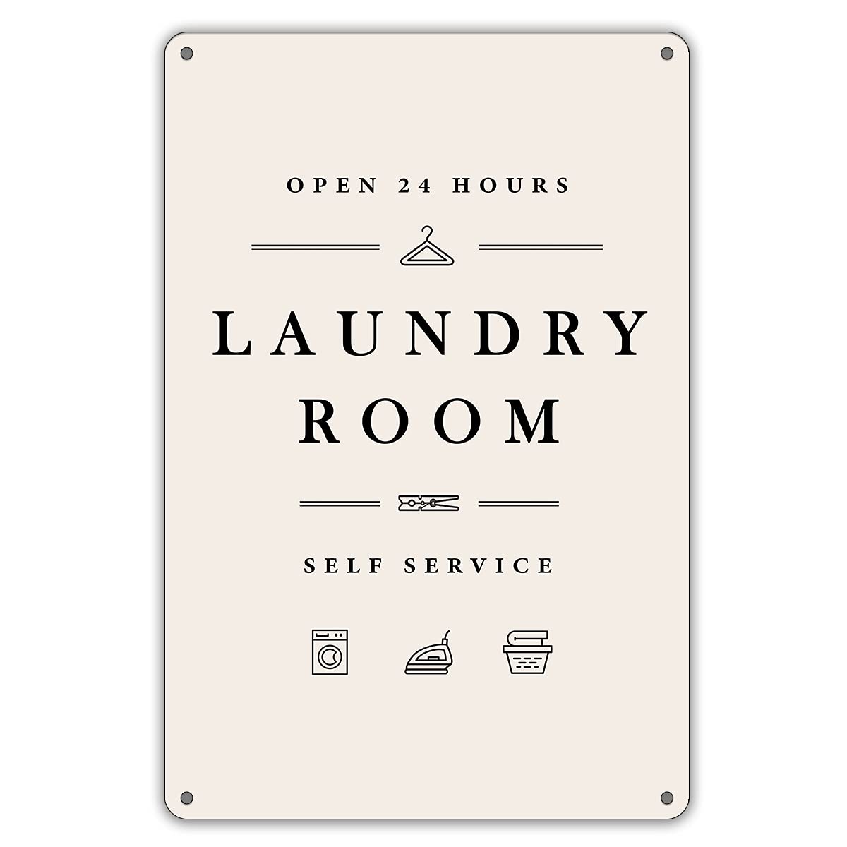 Funny Laundry Room Metal Tin Sign Wall Decor Laundry Sign for Home Laundry Room Decor Gifts