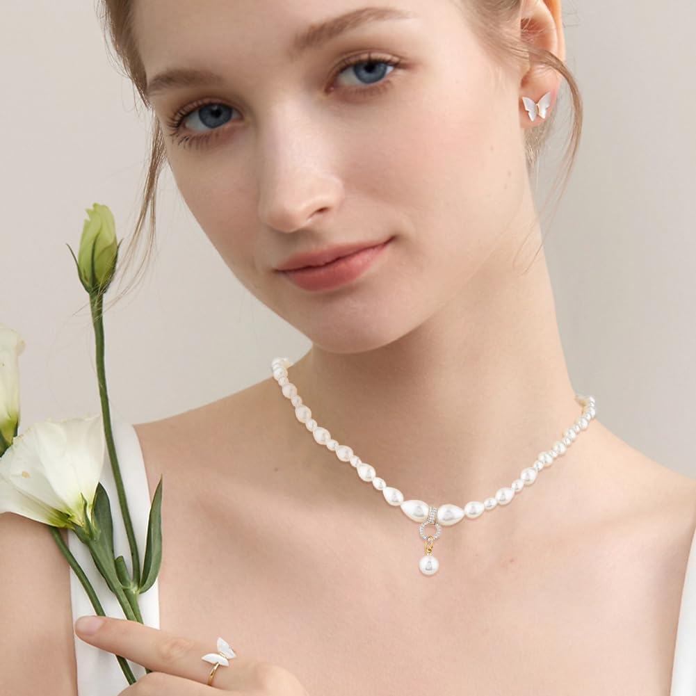 2PCS 925 Sterling Silver Pendant Clasp Platinum Cubic Zirconia Double Bail Clasps Bracelet Extension Clasp Connector Decoration for Necklace Bracelet Jewelry Making - Image 6