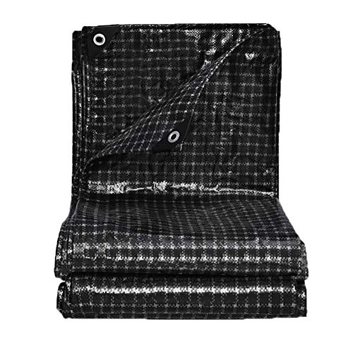 Preisvergleich Produktbild Abdeckplanen Plane Schwarzes Hochleistungsplanen-Überdachungs-Zelt / Boot / Rv / Pool-Abdeckung - 170g / Plane (größe : 4X8m)