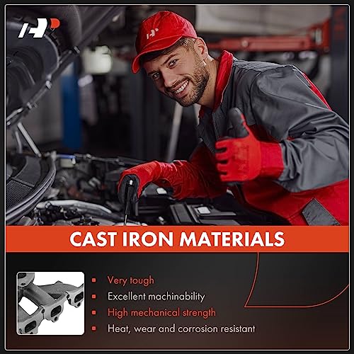 A-Premium Engine Exhaust Manifold Without Gasket [DOHC 4Cyl 2.5L] Compatible with Chevrolet Malibu 2013-2015, Impala 2014-2019, Malibu Limited 2016 & Cadillac ATS 2013-2016 & Buick Envision 2017-2020 by A-premium - Image 4