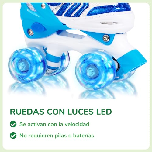 Variante de Sawyer Bikes patines 4 ruedas Azul L (35-38)