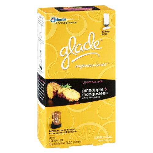 Glade Expressions Pineapple & Mangosteen Oil Diffuser Refill Amazon