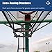 Ryanang Basketball Rebounder Shot Returner Hanging Return Attachment for Hoop Metal Net for