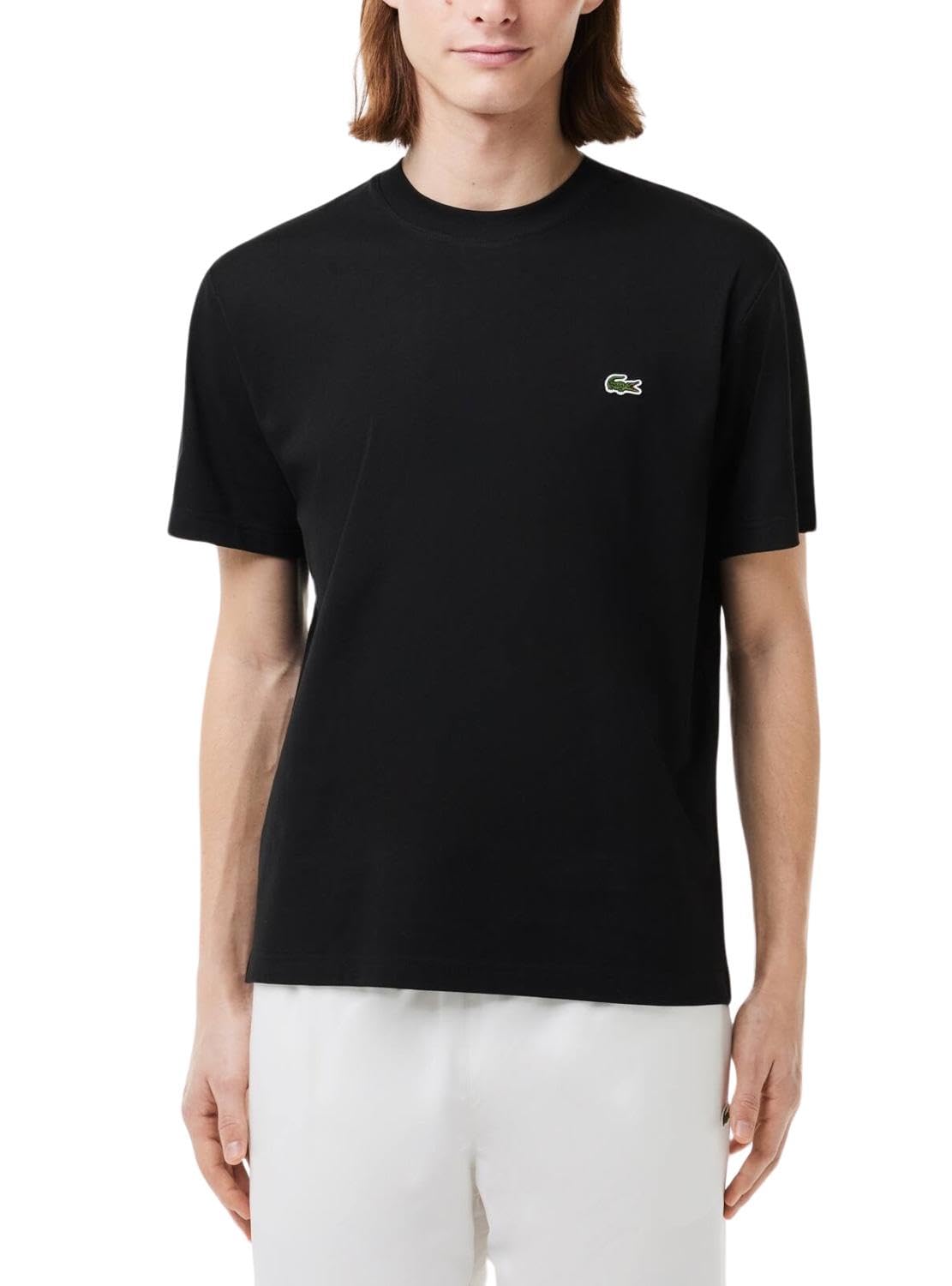 Lacoste Cotone T-​Shirt da Uomo Noir M