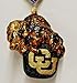 Slavic Treasures Colorado Buffaloes Mascot Blown Glass Ornament 6''