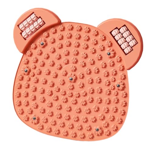 Soulager les pieds fatigués grâce au tapis d'acupuncture et coussin Sharplace orange