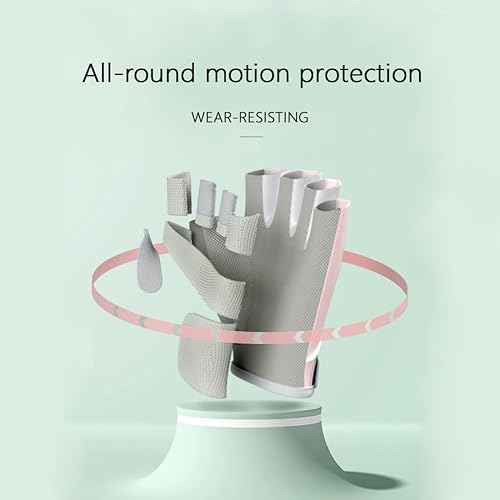 Miniatura 5 de Guantes de ciclismo, guantes de bicicleta, guantes de bicicleta de montaña para hombresmujeres, antideslizantes, transpirables, súper ligeros