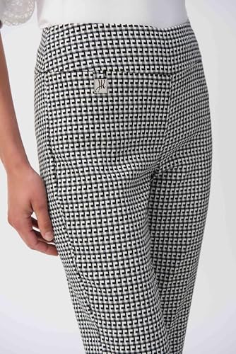 Women's Geometric Jacquard Crop Pull-on Pants3