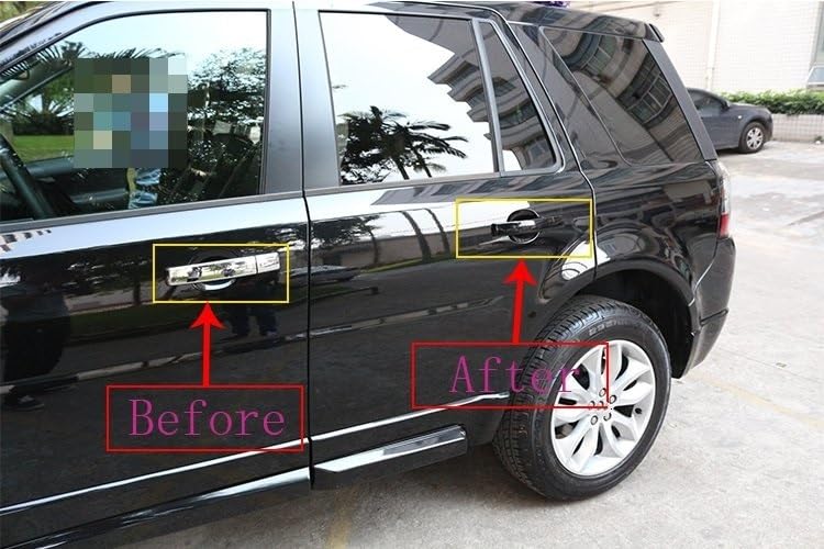 Poignées de porte extérieures Freelander 2 garniture ABS chrome auto - 7