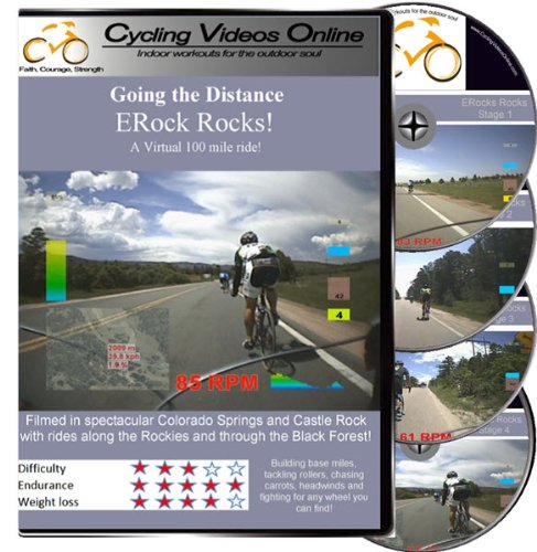 Miniatura 3 de ERock Rocks! A Virtual 100 Mile Ride. Indoor Cycling Training Spinning Fitness and Workout Videos