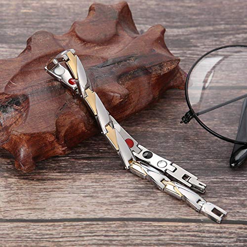 Pulseira de saúde, pulseira de cuidados de saúde de moda feminina, pulseira de aço inoxidável, prote