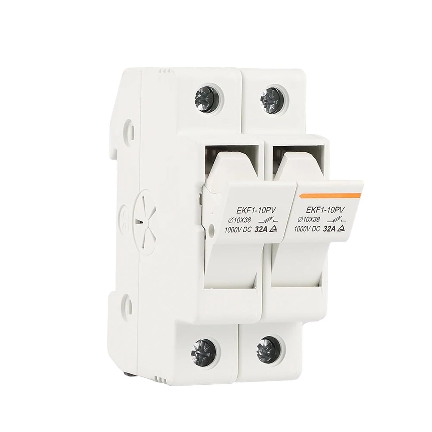 DC Solar Fuse Holder 1000V 1P 15A 20A 25A Photovoltaic Fuse Base Link PV GPV 10x38mm 1Pcs(32A Fuse)