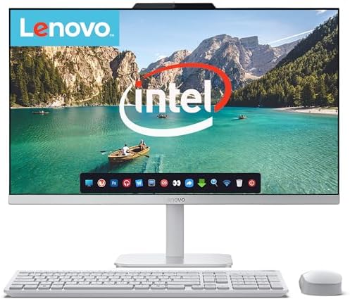 Lenovo All in One Desktop, Intel Ultra-Fast Quad-Core CPU| 24'' F...