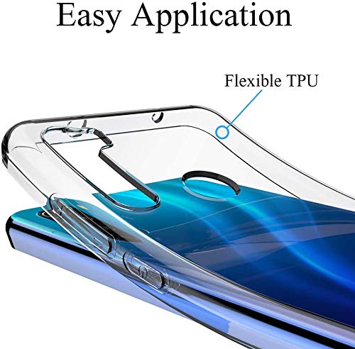 TBOC Cover per Xiaomi Redmi Note 8T [6.3] - Custodia [Trasparente] Completa Copertura Integrale [Silicone TPU] Protezione Totale [360 Gradi] Full Body Anteriore Posteriore Sottile