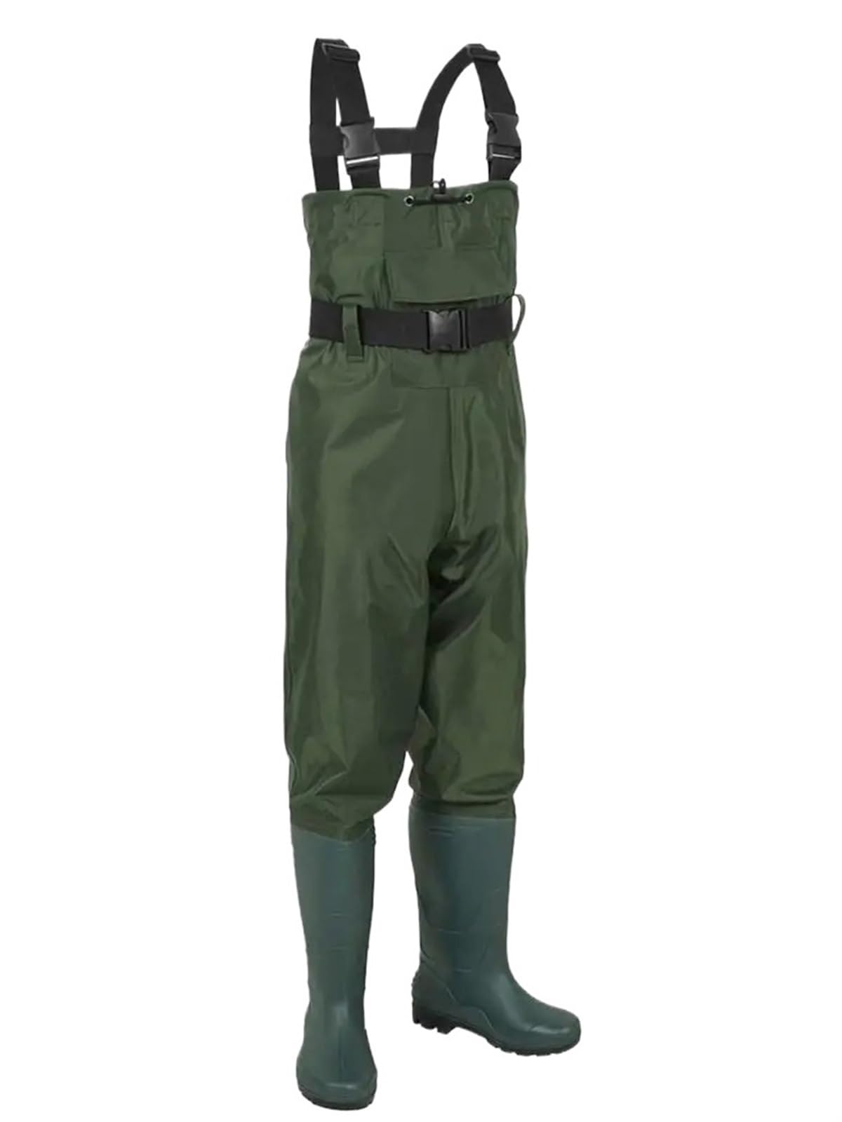 Botas de Pesca hasta el Pecho for Exteriores, Medias Transpirables, Monos Ligeros, Pantalones de Caza Impermeables con Botas para Vadeo, Pesca(46)
