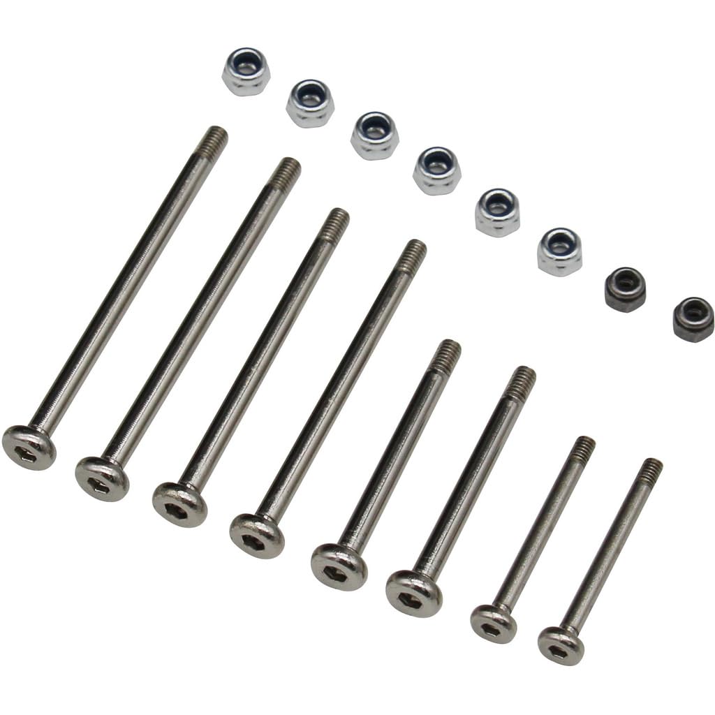 Amazon.com: Hot Racing STE1568E08 Hardened Chrome Plated Steel