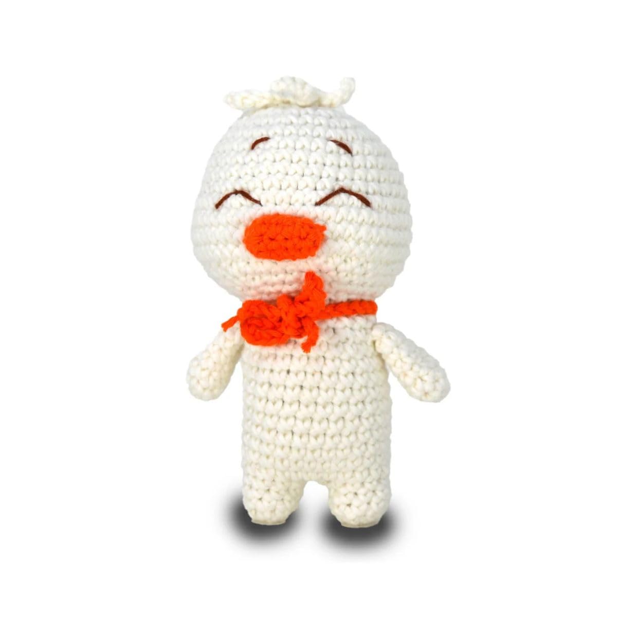KNITTY CRITTERS – Easter – Little Duckling| Beginner-Friendly Crochet Craft Kit with Recycled Yarn