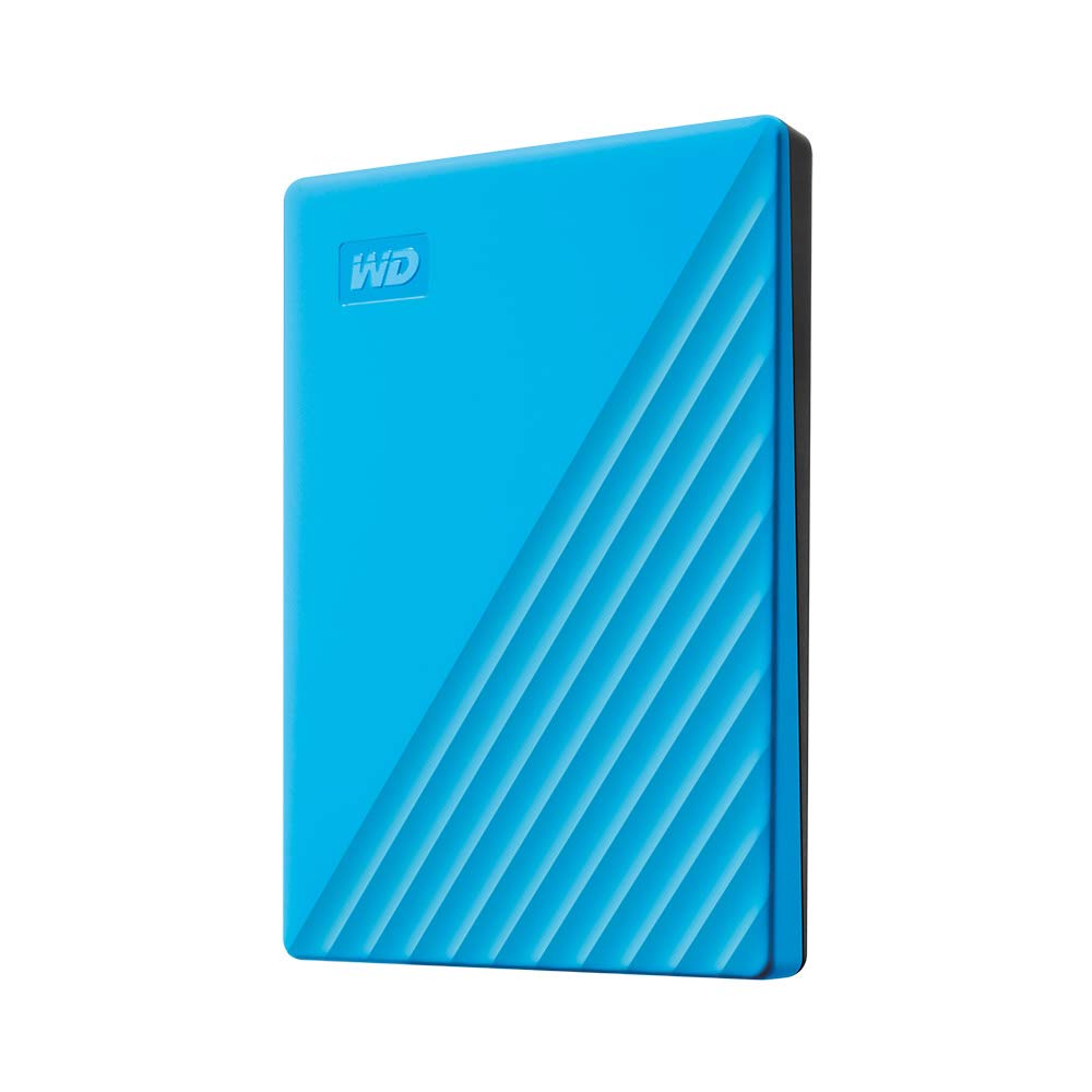 WD 2TB My Passport Hard Disk Esterno Portatile, USB 3.2 Gen 1/USB 3.0, Protezion con password, Software per la gestion e il backup, Formatto per Windows, ChromeOS and MacOS, Blu