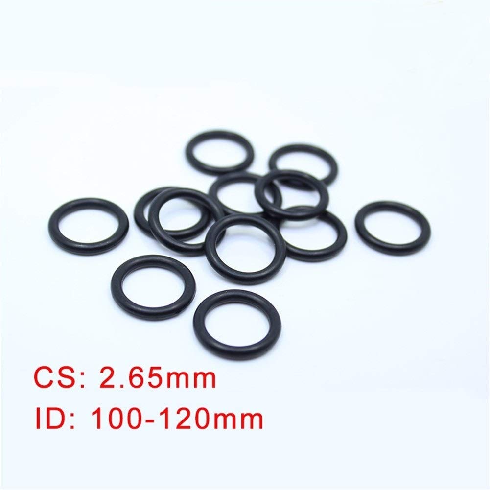 Juntas tóricas CS2.65mm NBR Caucho O Anillo ID 100/103 / 106/109/112/115/118 / 120x2.65mm ORing nitrilo Junta de estanqueidad Espesor 2.65mm 20pcs ORing JIYAMI´EN EL (Size : ID106x2.65mm)