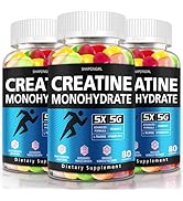 Creatine Monohydrate Gummies 5g - Creatine for Women and Men, Gummies Supplements with L - Taurin...