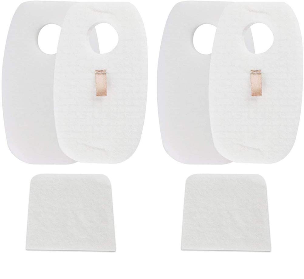 WuYan 2 Packs Foam Felt Post Sponge Filter Set for Shark Rocket HV380uk HV380UKT HV380W Fit for Shark DuoClean Corded Stick Vacuum Cleaner Replacement Foam and Felt Filters Fit Part#XFFH380 XPSTFH380