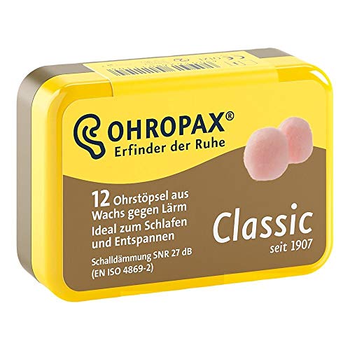 Ohropax Wax Ear Plugs, 12 Plug