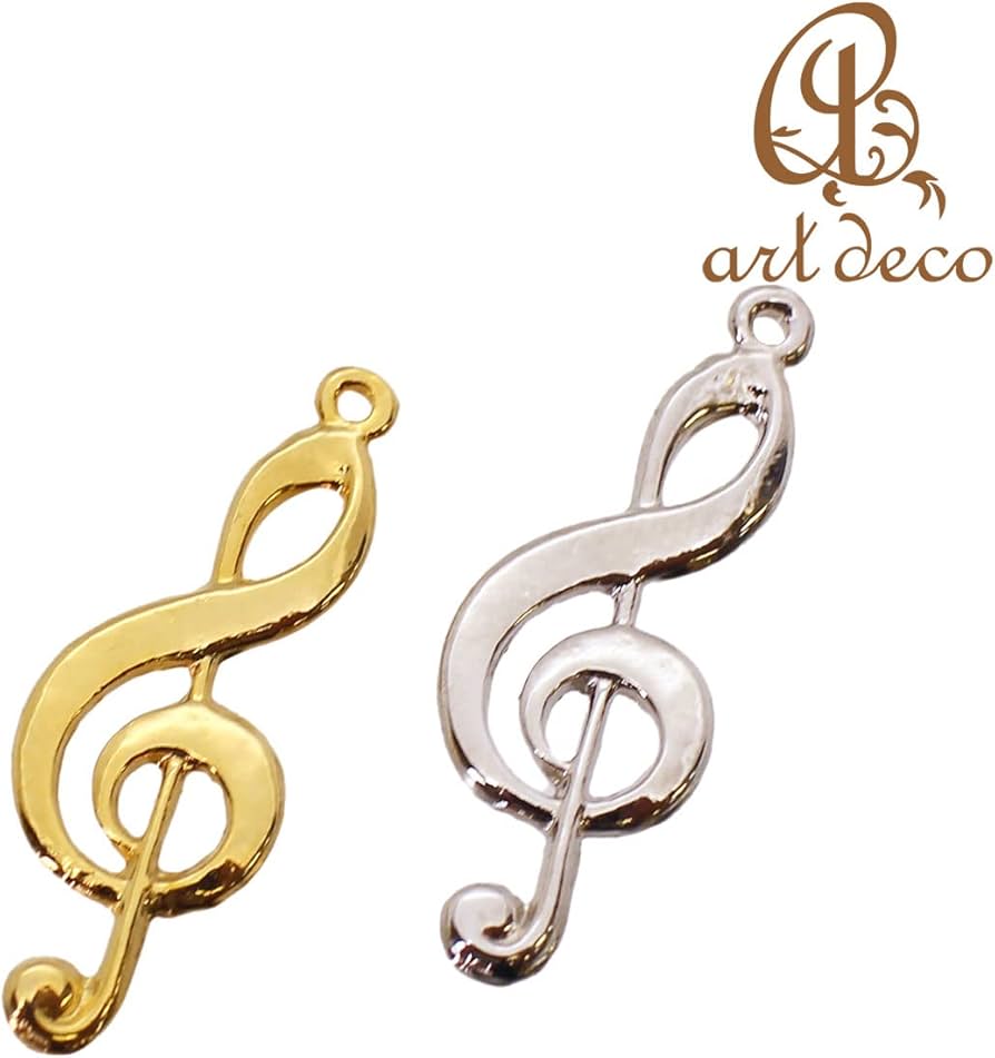Amazon | チャーム キーホルダー ペンダント ト音記号 音楽 音符