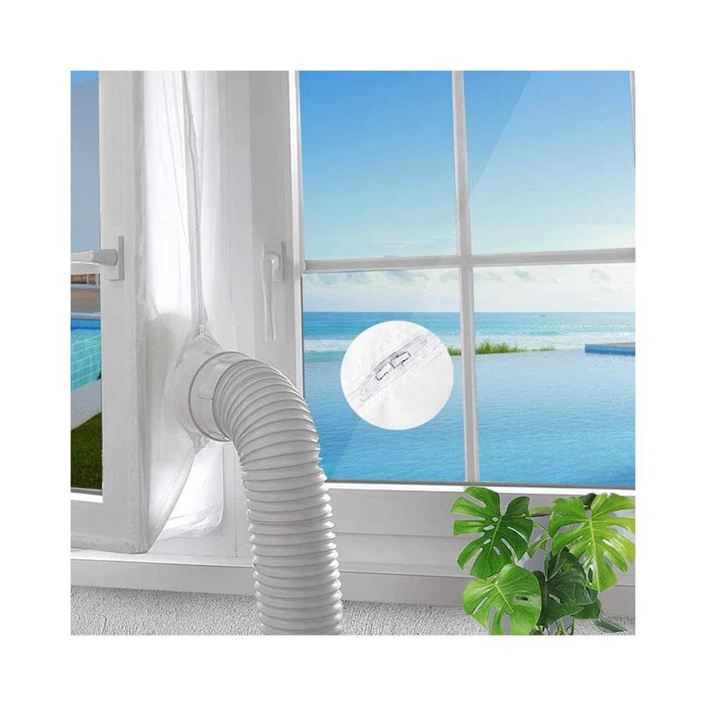 Fensterabdichtung für mobile Klimageräte, Klimaanlagen & Wäschetrockner – Flexible Dichtung 400cm