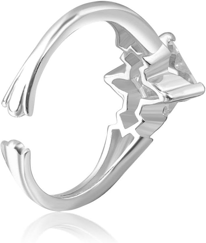 WIC 925S Silver Moissanite Ring simple Cross flower designer luxury gift jewelry