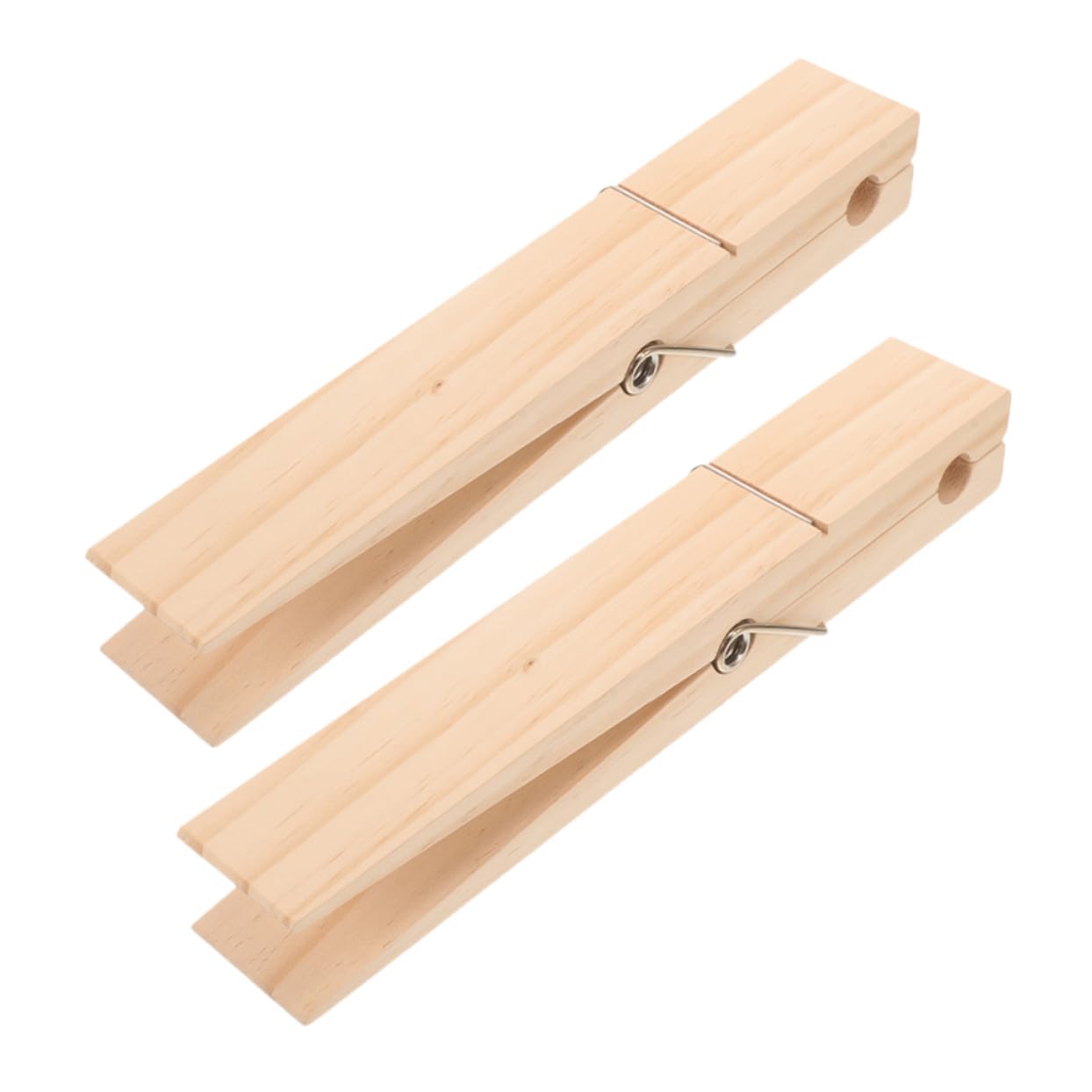 2 Stück Große Holz Wäscheklammern für Handtücher und Kleidung