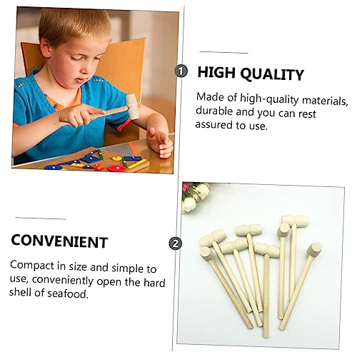 FAVOMOTO 3 Conjuntos De 24 Peças De Brinquedo Infantil Martelo De Madeira Brinquedos De Martelo De M