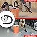 Shop-Vac Dust Collector, Portable Dust Collector for Woodworking, Fits 5 Gallon Bucket, Easy Disposal of Dust & Debris, Elbow Fittings, 2-1/2
