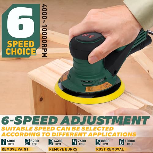 KUIMIT Pro-Grade 350W Brushless Sander