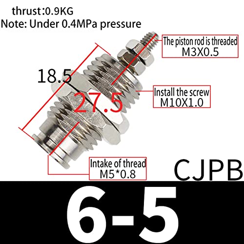 CJPB Micro aiguille cylindre d'air à simple effet pour l'automatisation industrielle