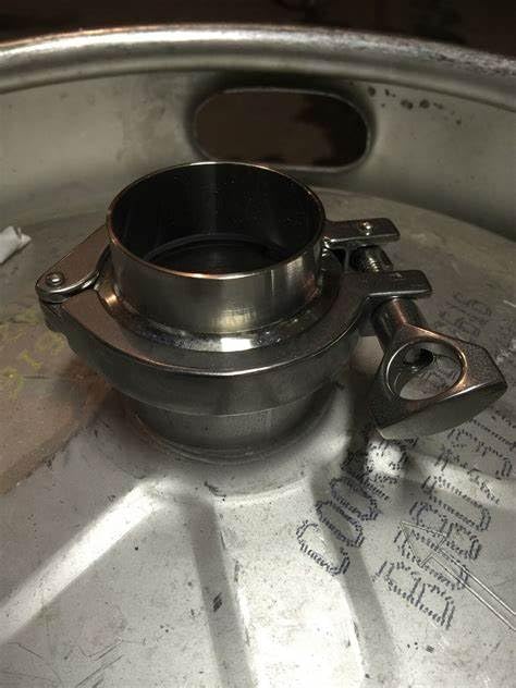 Bierfass Stillsäulenadapter Zum Selbermachen Kit 2" Kupfer Tri Klemme