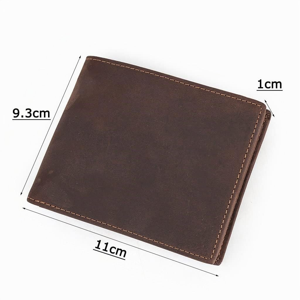 NOKTAI Viking Vegvisir Ledergeldbörse für Herren, Gravierte Kompass-Runen-Amulett-Geldbörse, Schlanke Bifold-Brieftaschen mit Großer Kapazität Geschenke für Ehemann, Vater