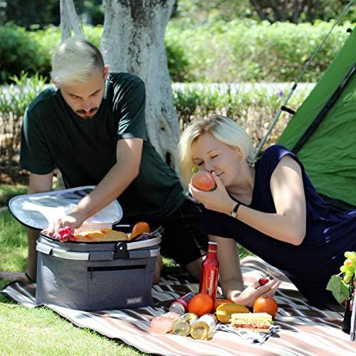 Amazon Brand  Eono 22L Picnic Basket,Insulated basket,cooler bag for outdoor