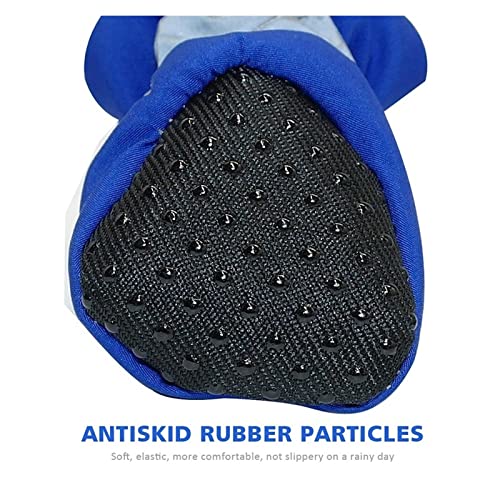 YUEMOL Hundeschuhe 4 stücke Wasserdichte Winter Haustier Hund Schuhe Anti-slip Regen Schnee Stiefel Schuhe Dick Warm for Kleine Katzen Hunde Hündchen Socken Booties (Color : F, Size : 2)